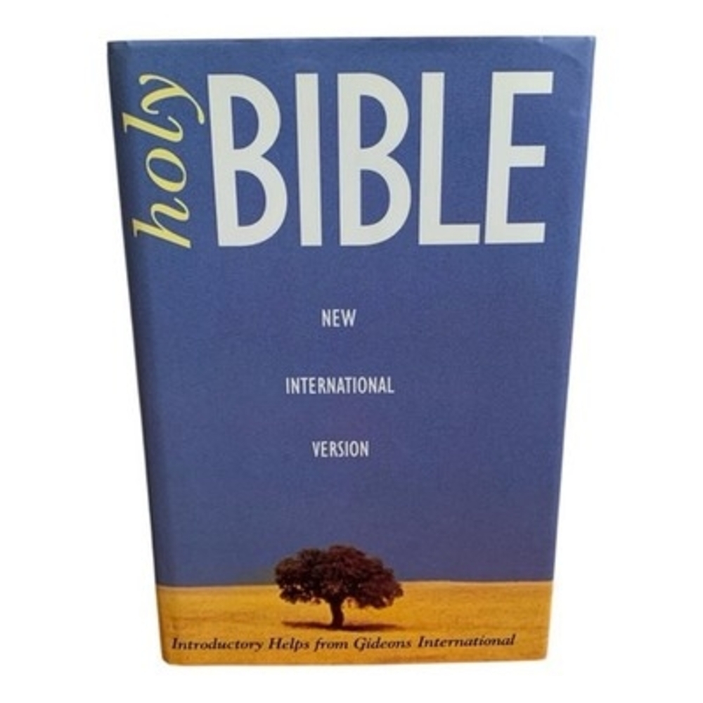 Holy Bible NIV Gideons International Edition with Helps Vintage 1998 Hardcover